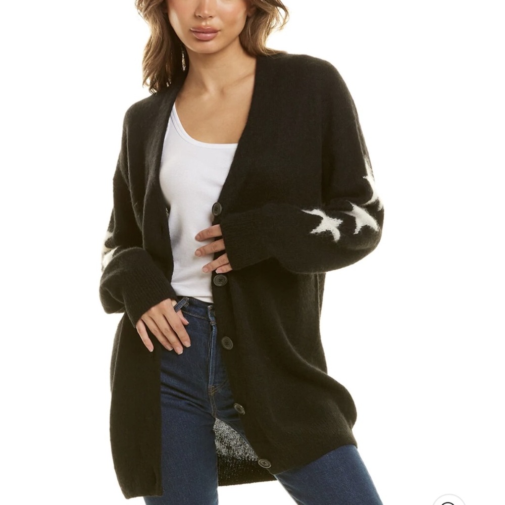 CHRLDR DONNA STAR ALPACA & WOOL-BLEND CARDIGAN